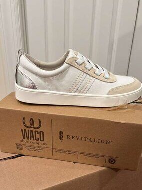 New Revitalign Dara Canvas Leather Sneakers - Womens 11